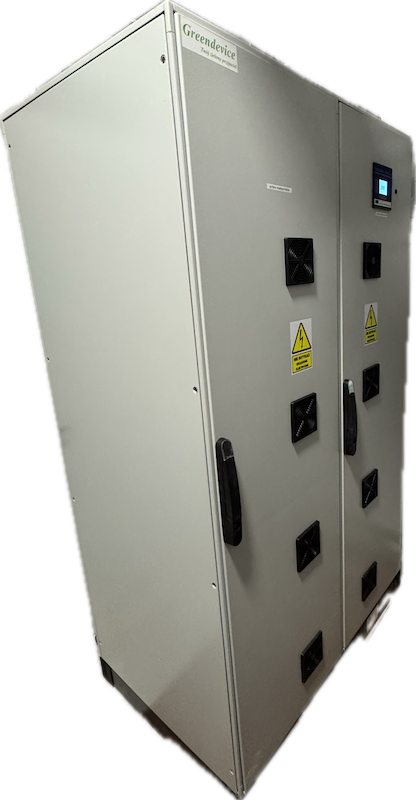 Przemysłowy kompensator mocy biernej. Greendevice Capati Industry Pro 7 Pro 14. Polski producent kompensatorów mocy biernej. Kompensatory dla przemysłu. Polautomation